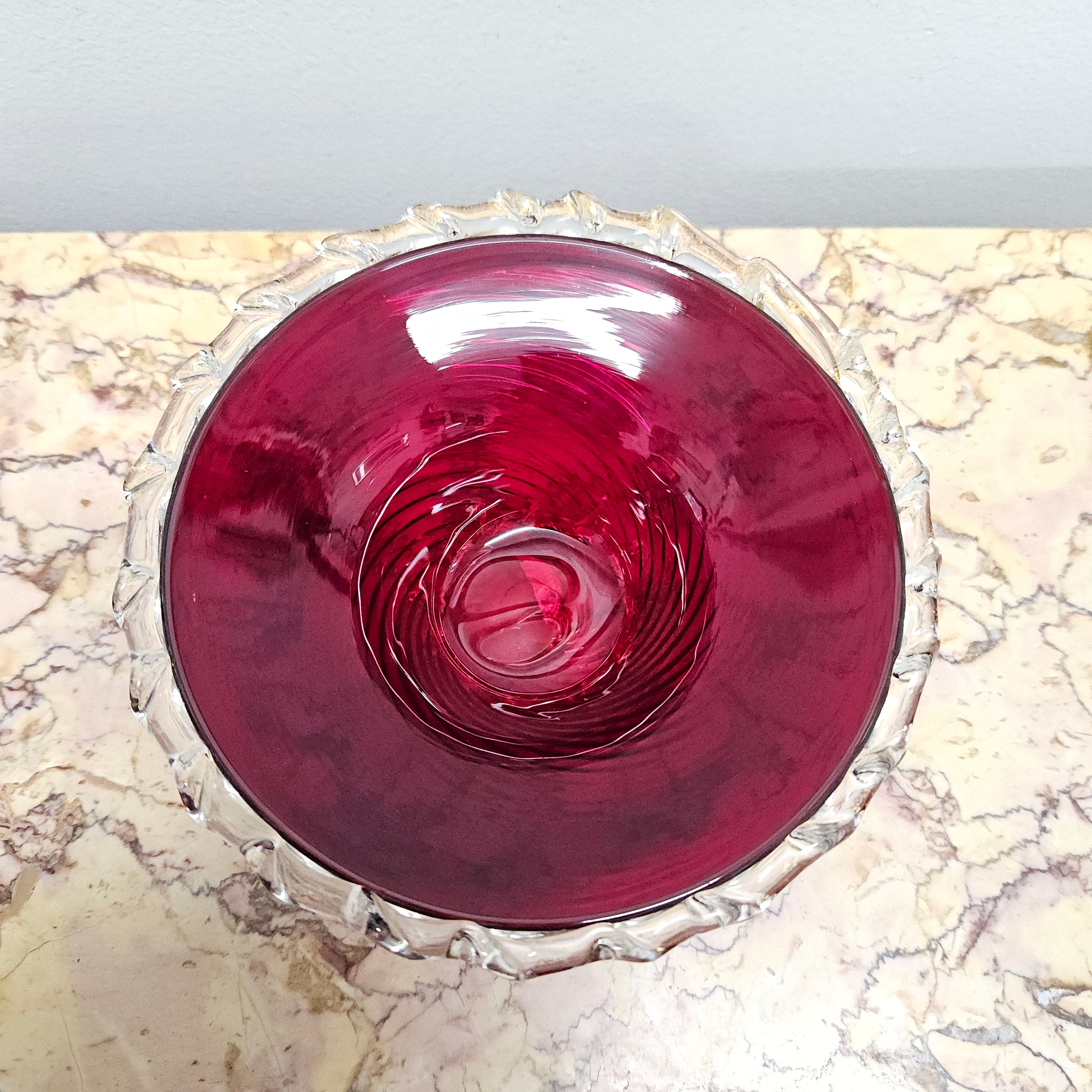 Venetian Ruby & Aventurine Glass Bowl | Antique & Vintage | Moonee Ponds Antiques | Australia Wide Delivery