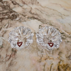 Pair of Orrefors Candle Holders | Antique & Vintage | Moonee Ponds Antiques | Australia Wide Delivery