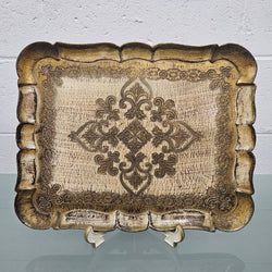 Decorative Italian Florentine Tray | Antique & Vintage | Moonee Ponds Antiques | Australia Wide Delivery