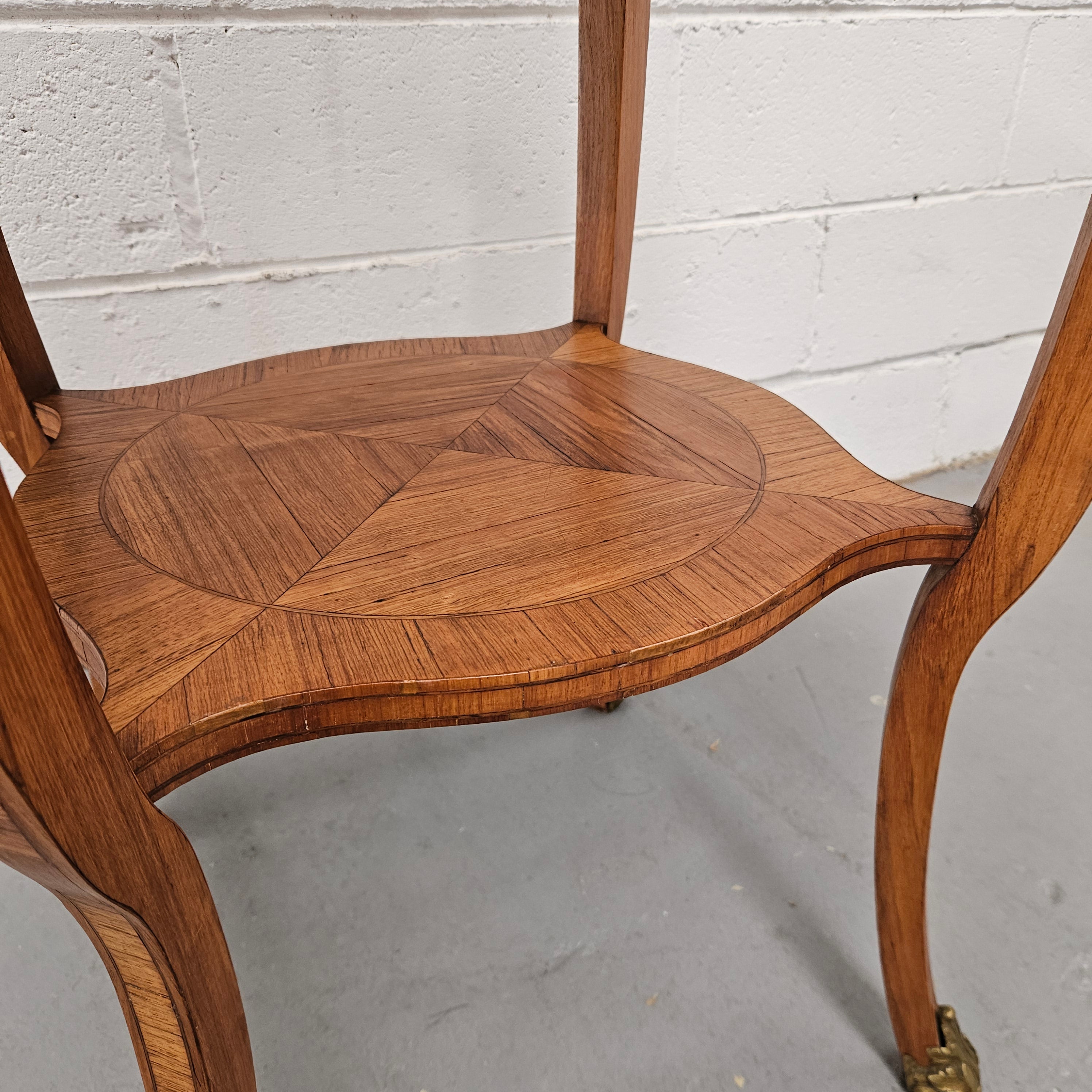 French Walnut Marble Top Circular Table | Antique & Vintage | Moonee Ponds Antiques | Australia Wide Delivery