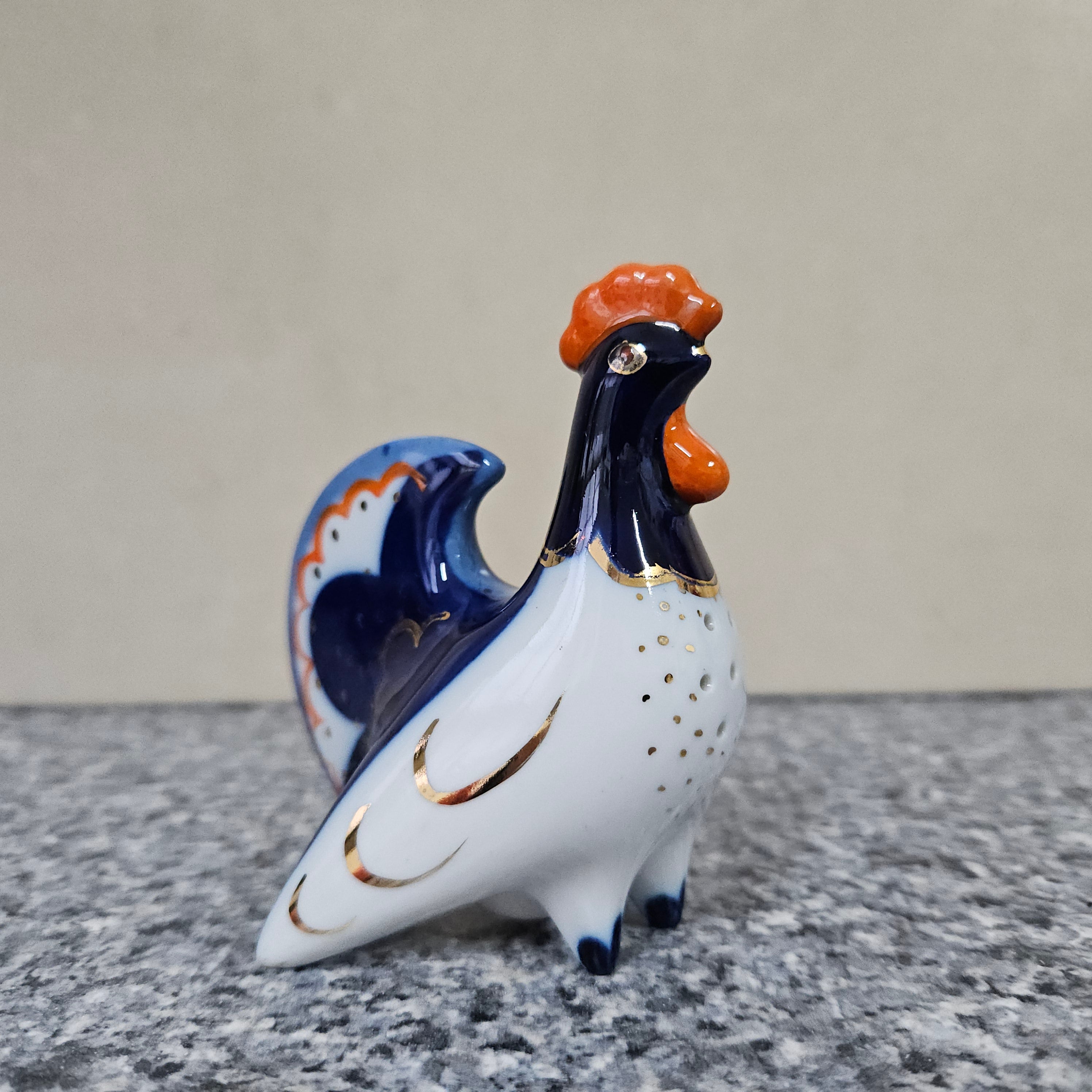 Vintage Rooster Russian Shaker | Antique & Vintage | Moonee Ponds Antiques | Australia Wide Delivery