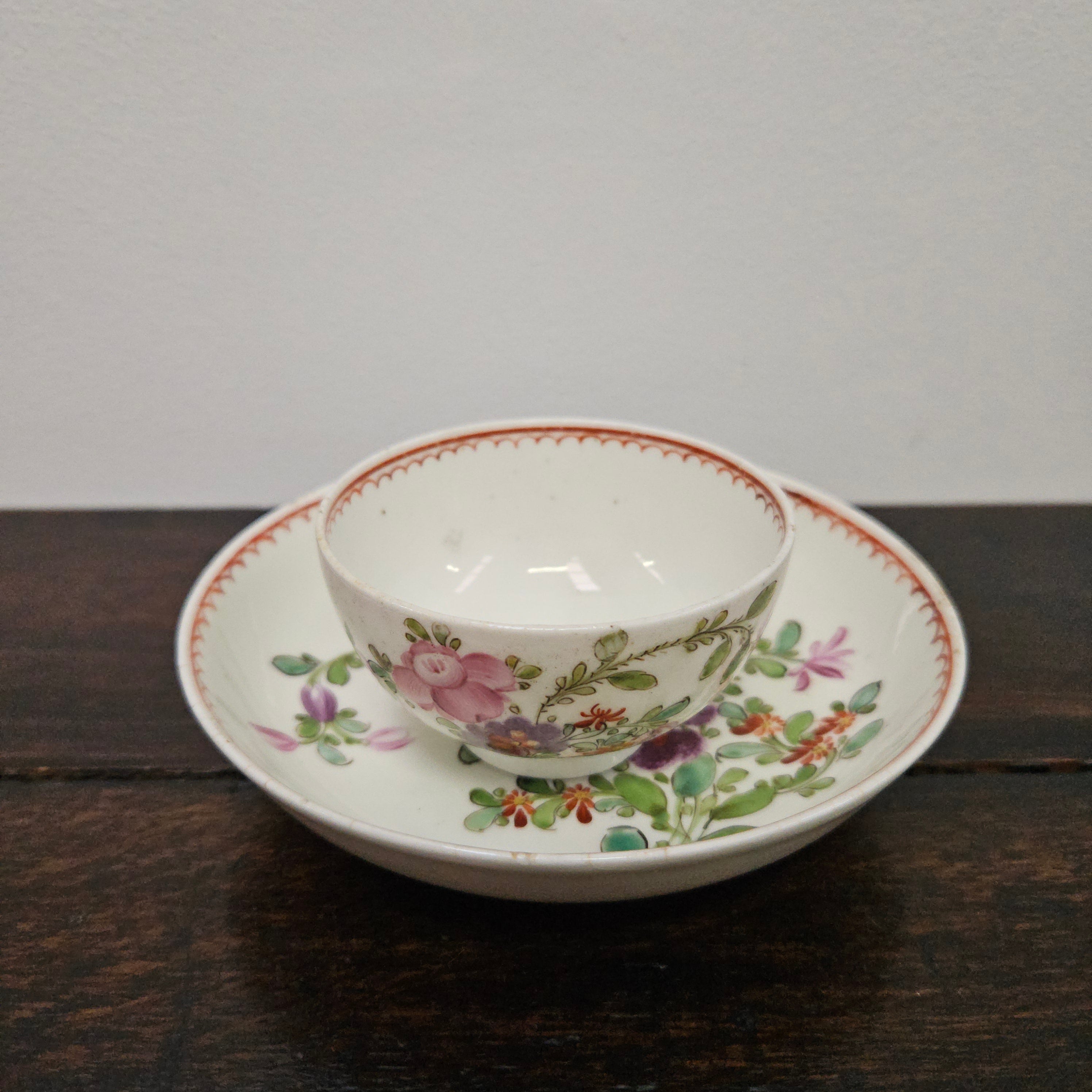Lowescroft 18th Century Tea Bowl & Saucer | Antique & Vintage | Moonee Ponds Antiques | Australia Wide Delivery
