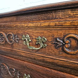 French Oak Louis XV Style Chest Of Drawers | Antique & Vintage | Moonee Ponds Antiques | Australia Wide Delivery