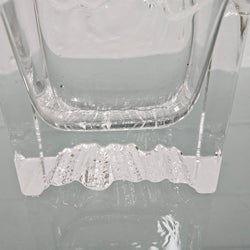 Ilttala Finland Tapio Wirkkala Clear Glass Vase | Antique & Vintage | Moonee Ponds Antiques | Australia Wide Delivery