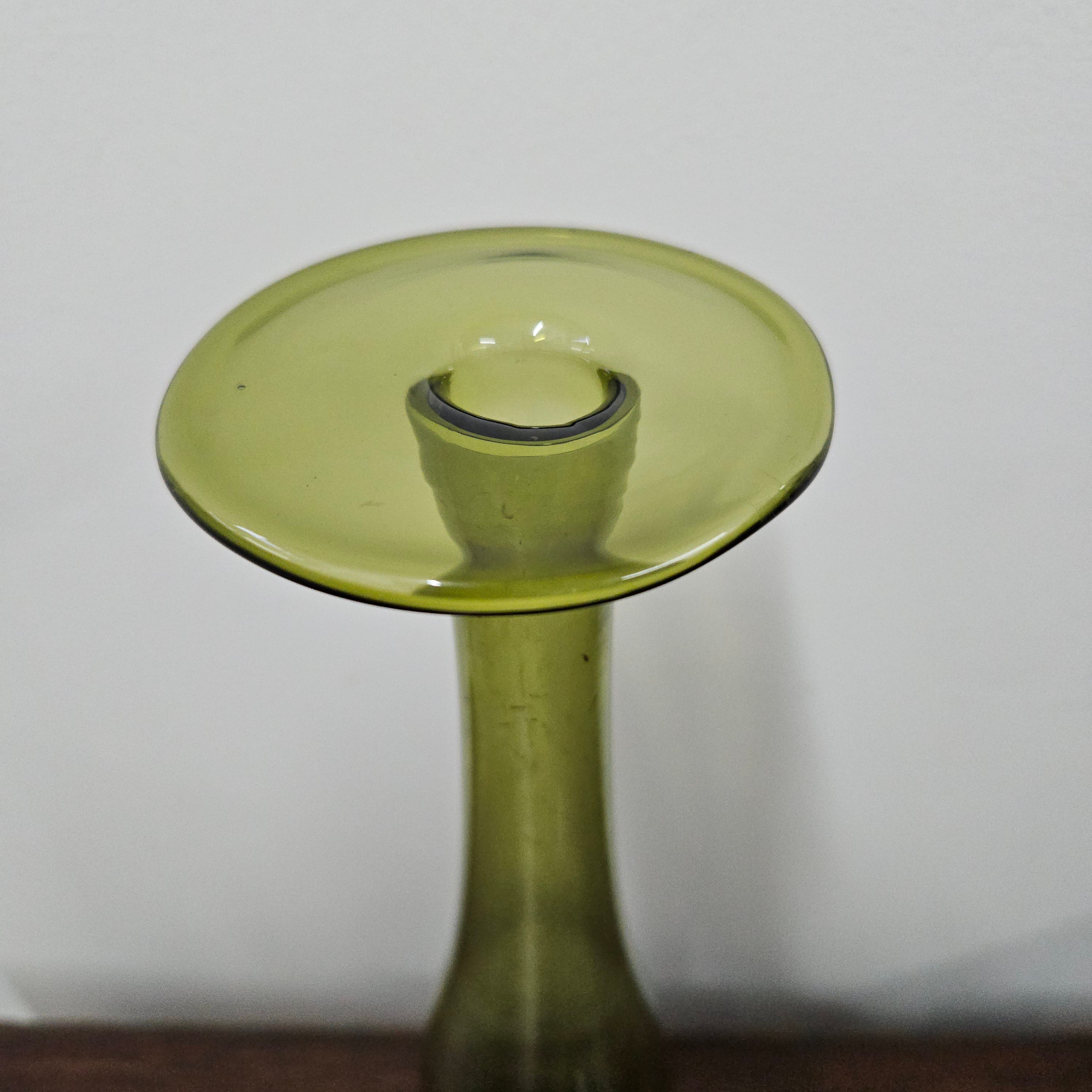 Interesting Glass Vase Attributed To Holmegaard