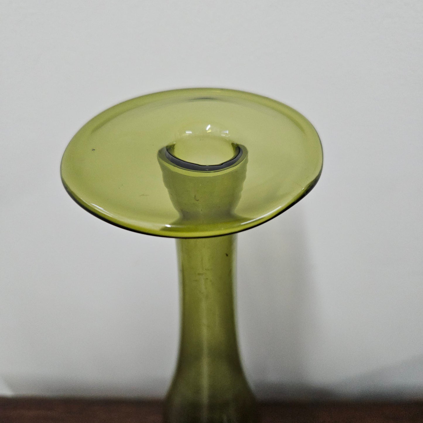 Interesting Glass Vase Attributed To Holmegaard