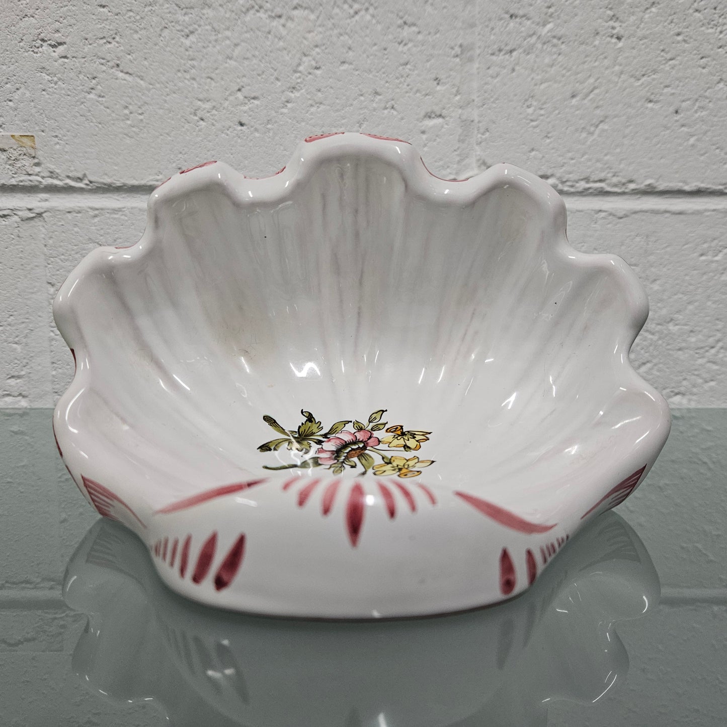 Signed Vintage Earthenware Soap Dish