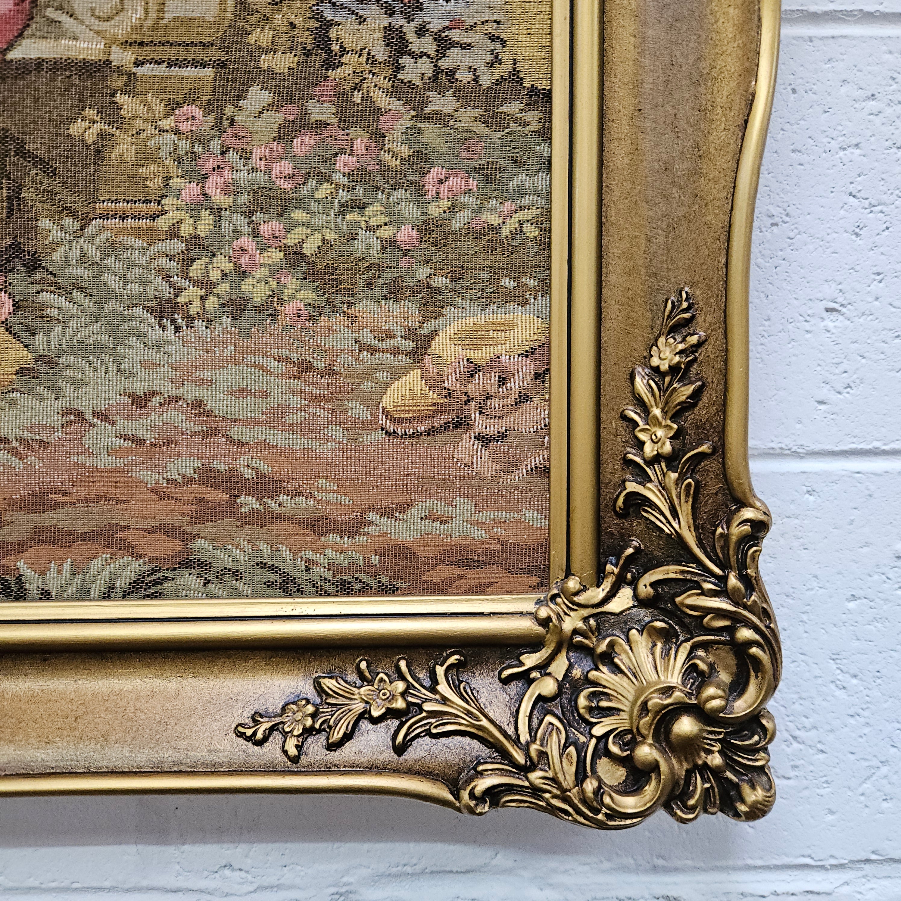 Vintage Framed Classical Wall Tapestry | Antique & Vintage | Moonee Ponds Antiques | Australia Wide