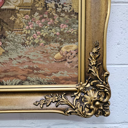 Vintage Framed Classical Wall Tapestry | Antique & Vintage | Moonee Ponds Antiques | Australia Wide Delivery