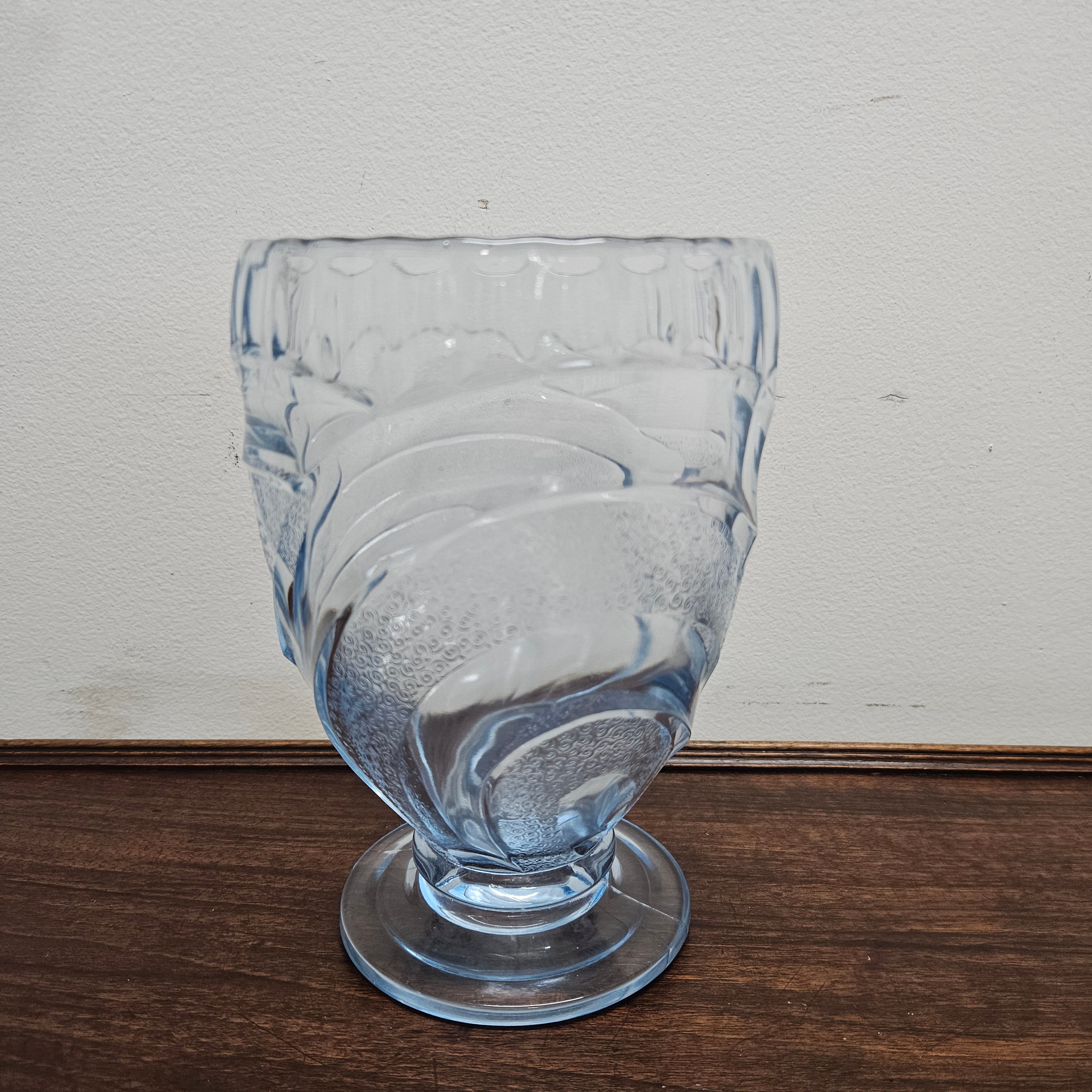 Art Deco Blue Glass Vase | Antique & Vintage | Moonee Ponds Antiques | Australia Wide