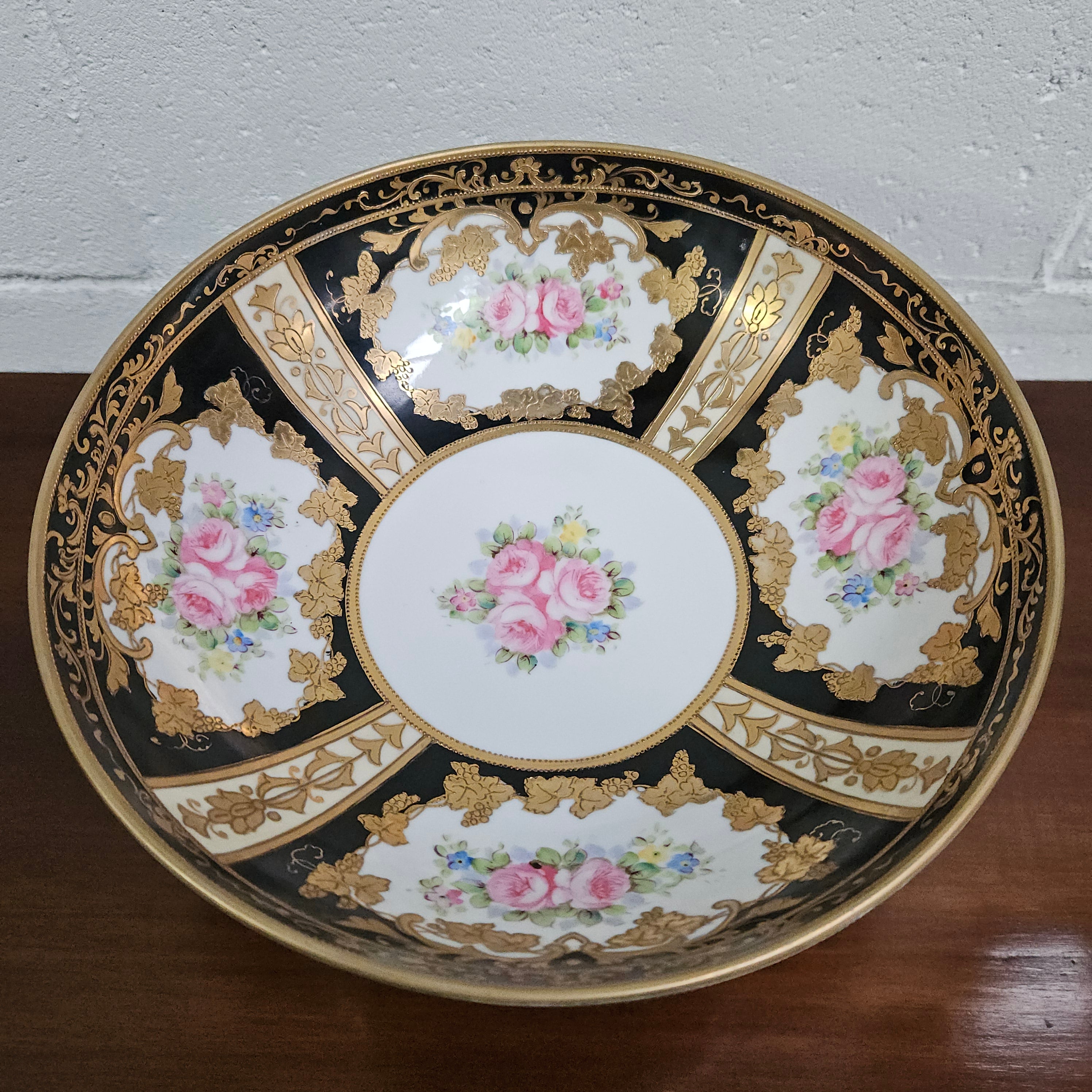 Noritake Antique Bowl on Stand | Antique & Vintage | Moonee Ponds Antiques | Australia Wide Delivery