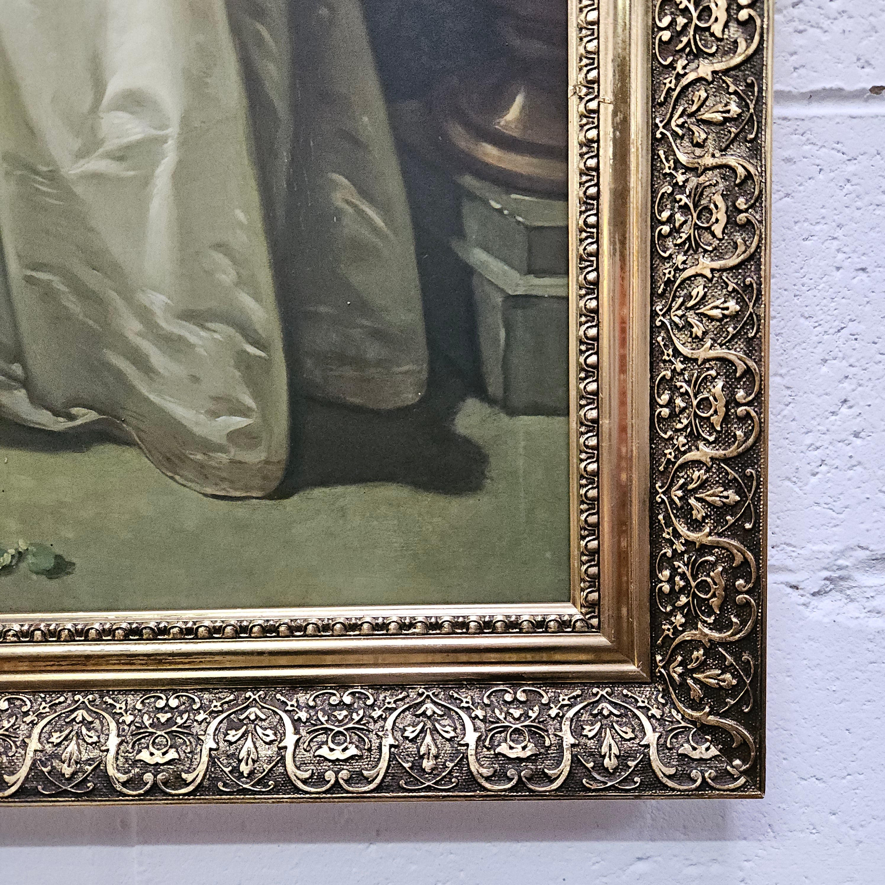 Decorative Framed Madame Bergeret Print | Antique & Vintage | Moonee Ponds Antiques | Australia Wide Delivery