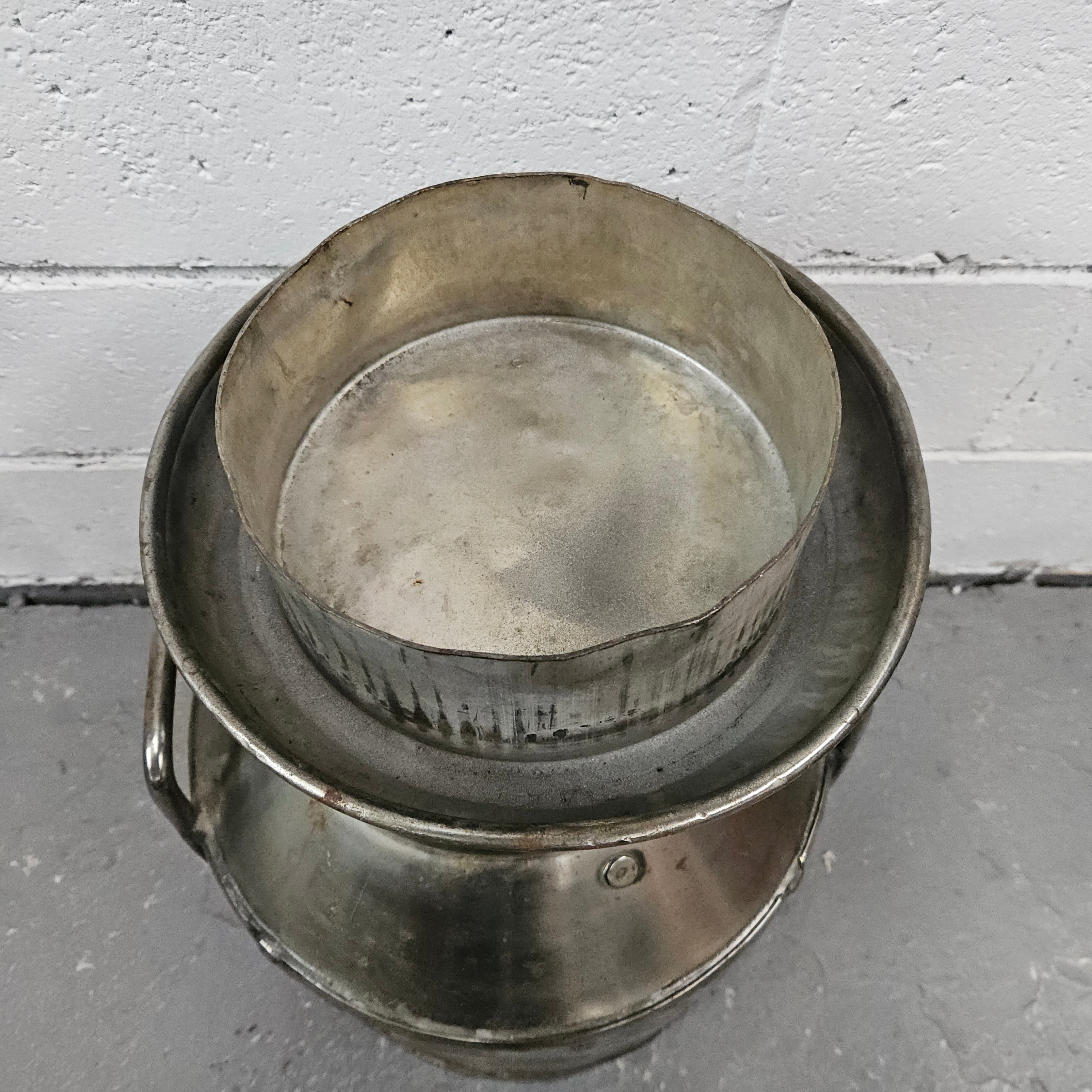 Signed Medium Metal Milk Canister/Churn | Antique & Vintage | Moonee Ponds Antiques | Australia Wide Delivery