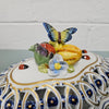 Vintage Servre Style Potpourri Holder With Fruit & Insects | Antique & Vintage | Moonee Ponds Antiques | Australia Wide Delivery