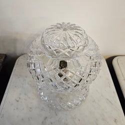 Vintage Art Deco Bohemian Crystal Table Lamp | Antique & Vintage | Moonee Ponds Antiques | Australia Wide Delivery