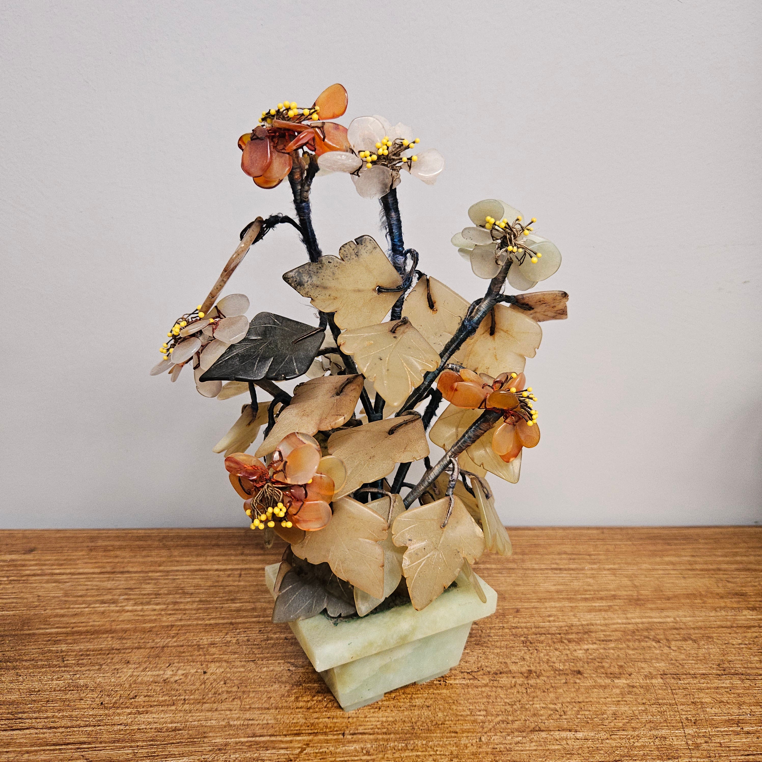 Vintage Chinese Jade Bonsai Tree