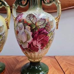 Pair Of Edwardian Vases | Antique & Vintage | Moonee Ponds Antiques | Australia Wide Delivery