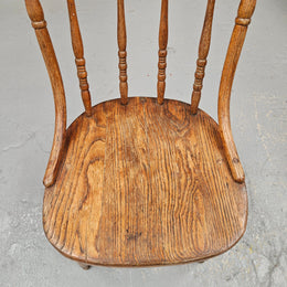Vintage Oak Spindle Back Chair