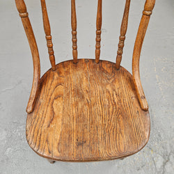 Vintage Oak Spindle Back Chair | Antique & Vintage | Moonee Ponds Antiques | Australia Wide Delivery