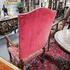 French 19th Century Walnut & Tapestry Fireside / Throne Chair | Antique & Vintage | Moonee Ponds Antiques | Australia Wide Delivery