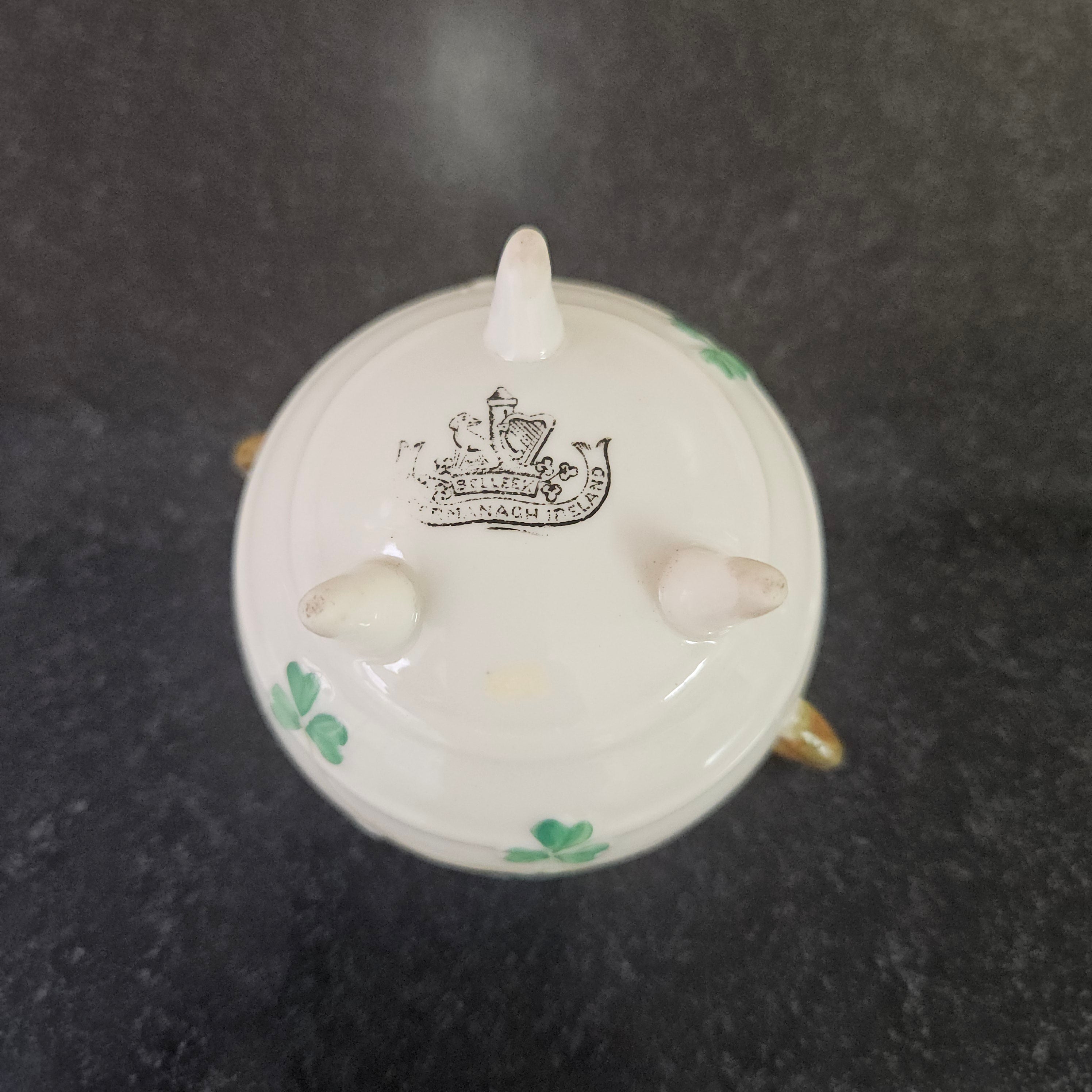 Belleek Small Cauldron Bowl | Antique & Vintage | Moonee Ponds Antiques | Australia Wide Delivery