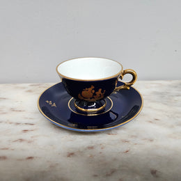 Vintage Limoges Miniature Cup & Sauce