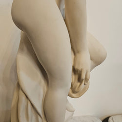 Vintage French Composite Marble 'Bathing Venus' Statue | Antique & Vintage | Moonee Ponds Antiques | Australia Wide Delivery