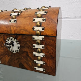 Victorian Walnut Stationary Box