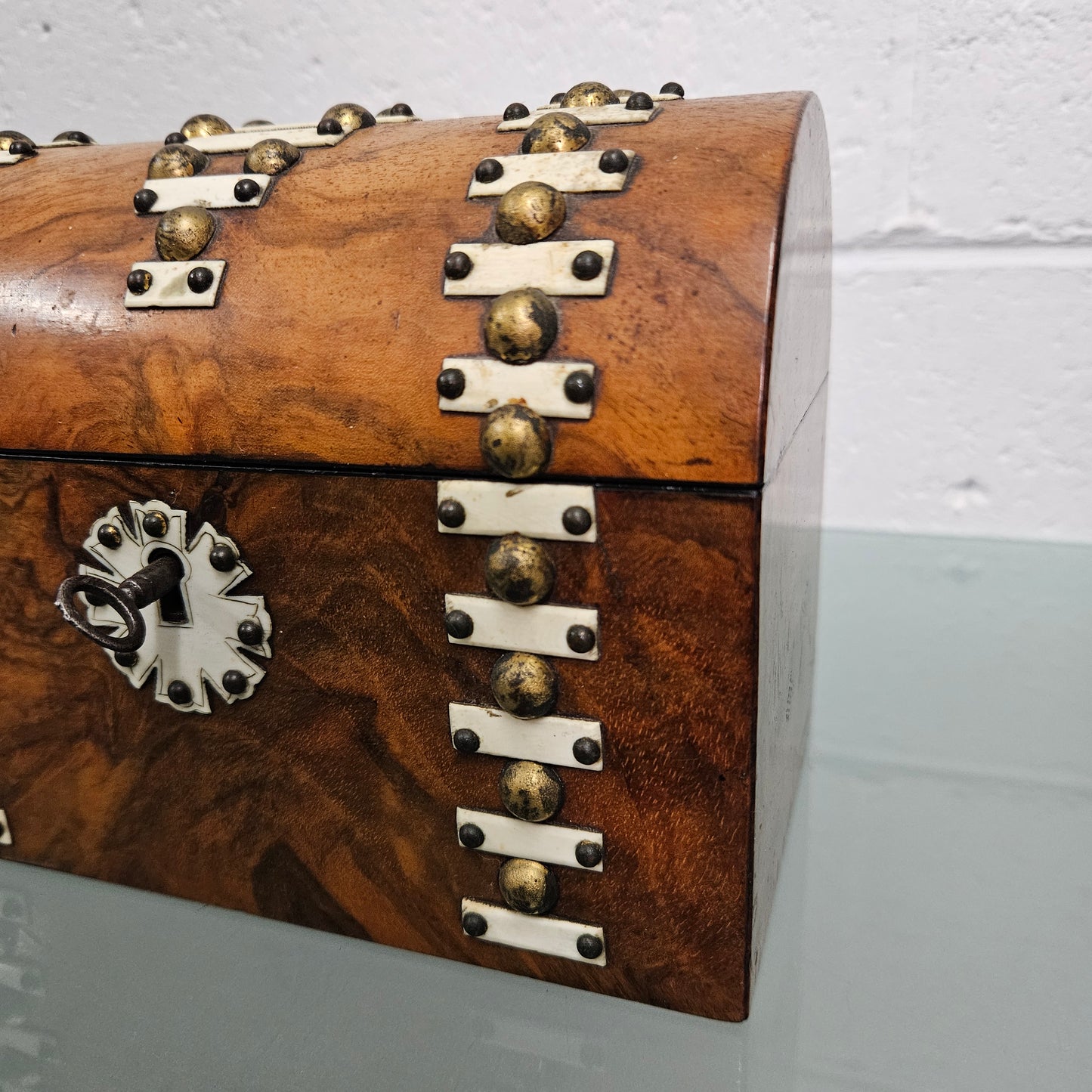 Victorian Walnut Stationary Box