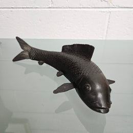 Vintage Bronze Koi Fish