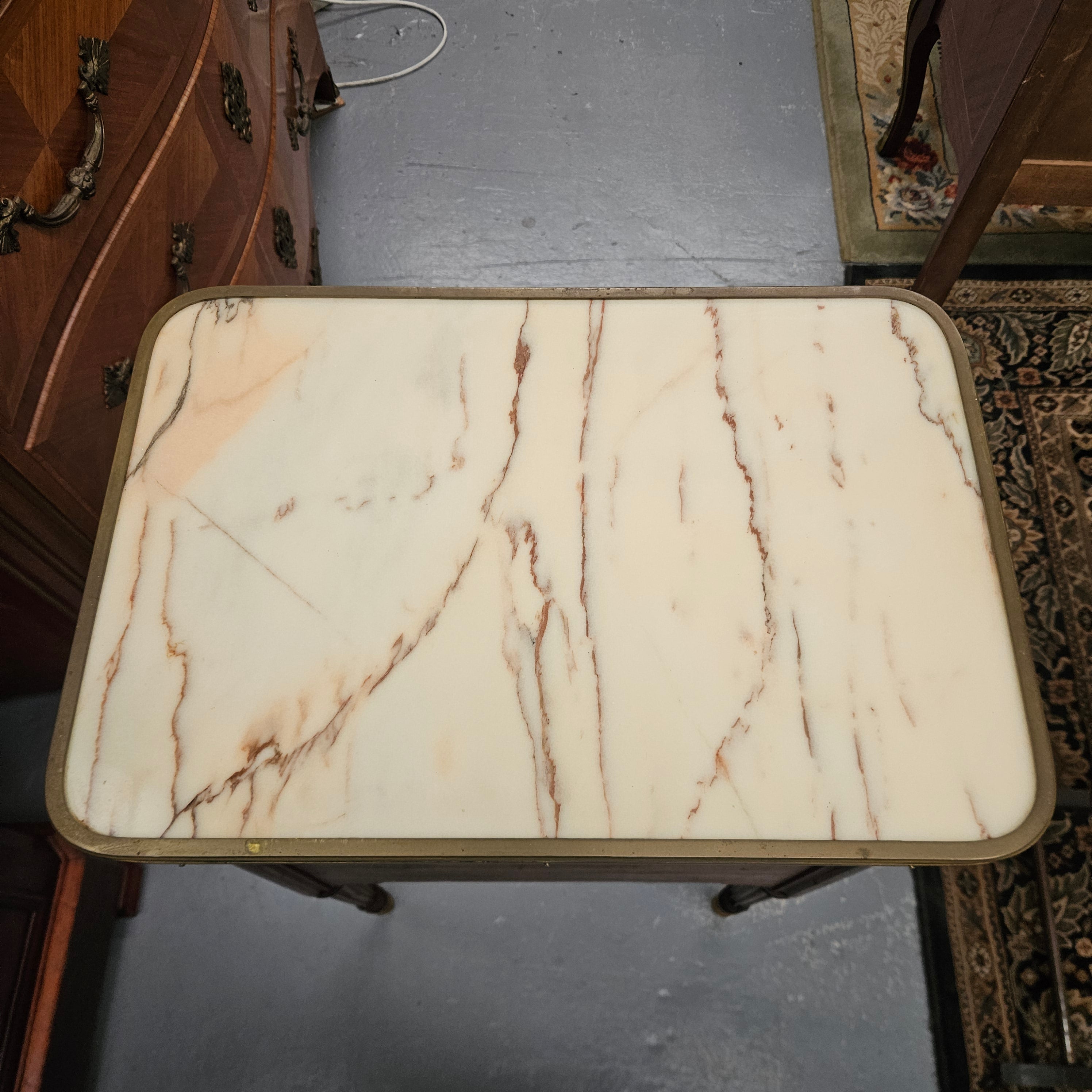 Louis XVIth Style Mahogancy Side Cabinet/Bedside | Antique & Vintage | Moonee Ponds Antiques | Australia Wide Delivery