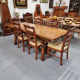 French Spanish Style Oak Farmhouse Table