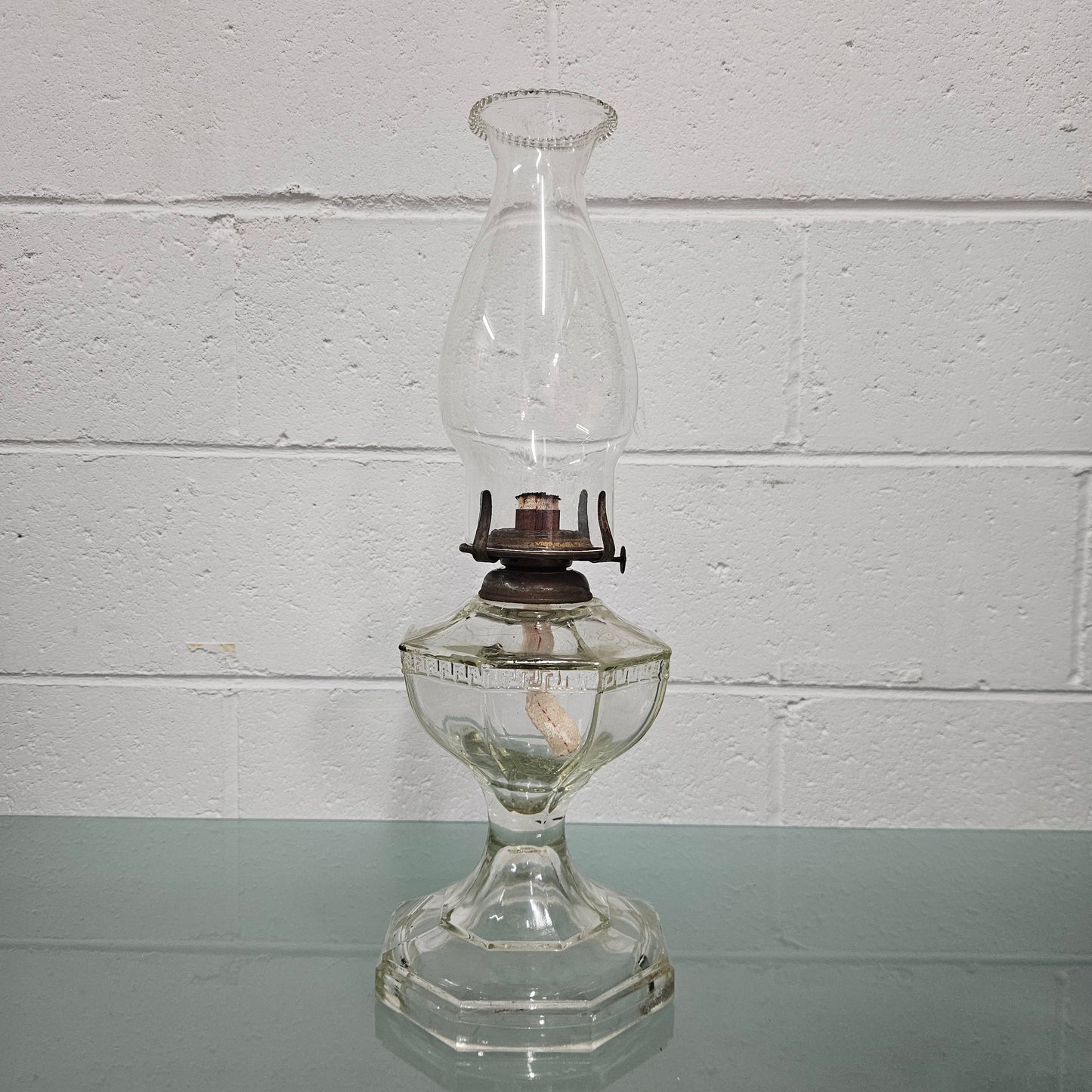 Antique Glass Kero Lamp