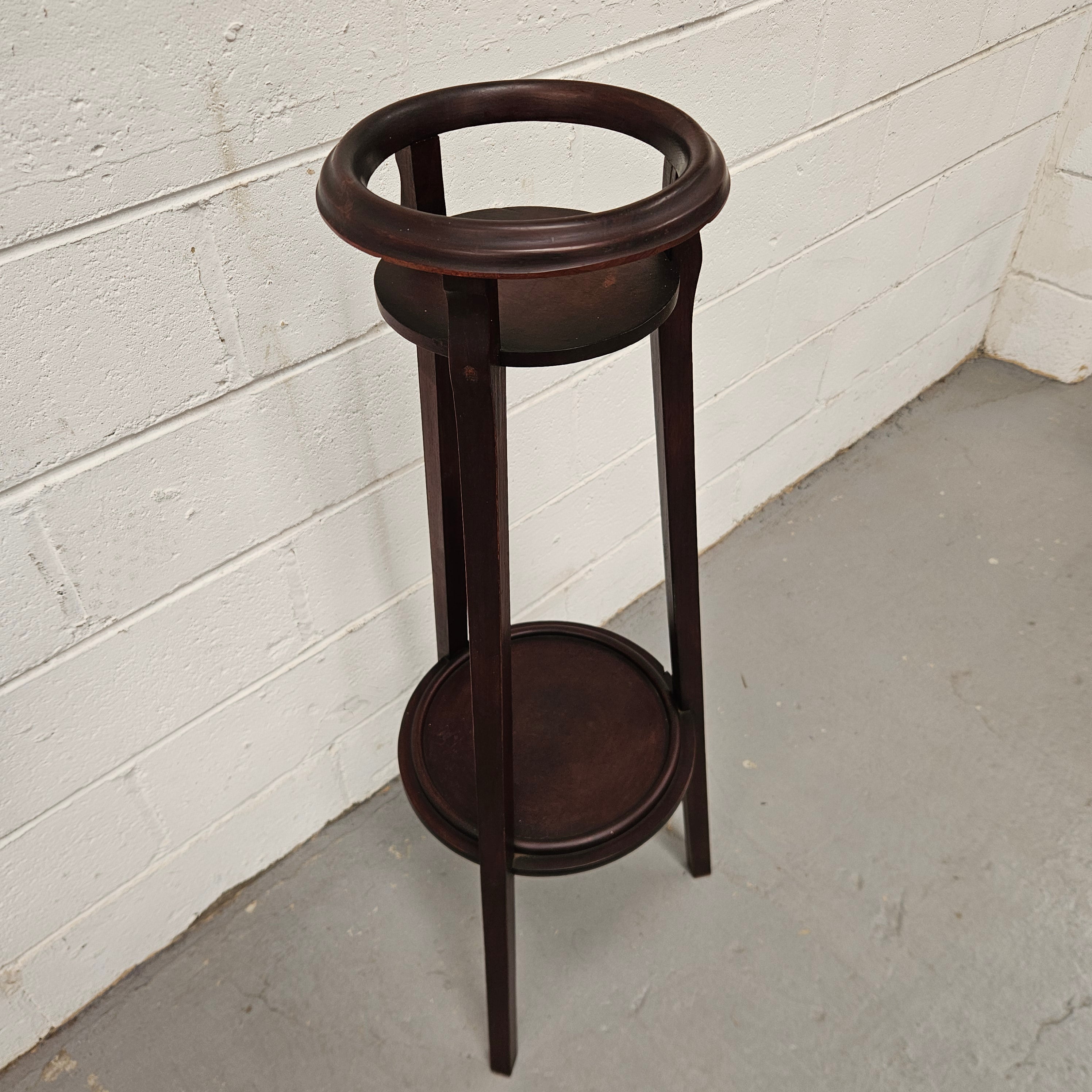 Vintage Mahogany Two Tier Planter Stand | Antique & Vintage | Moonee Ponds Antiques | Australia Wide