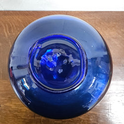 Vintage Hand Made Cobalt Blue Glass Vase | Antique & Vintage | Moonee Ponds Antiques | Australia Wide Delivery