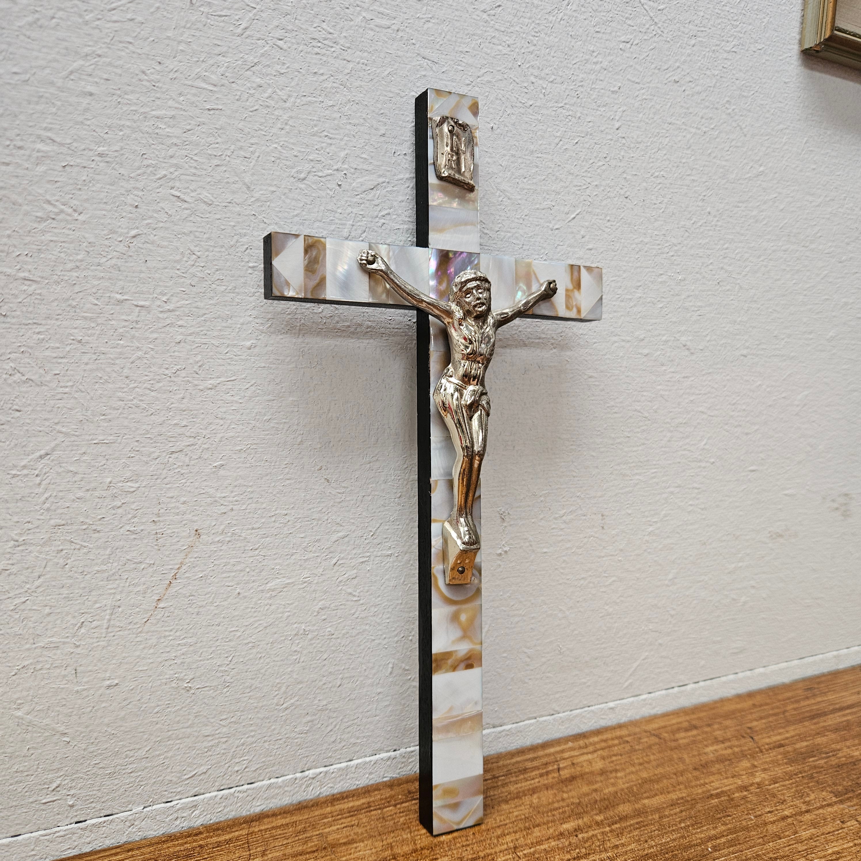 Vintage Mother of Pearl Cross | Antique & Vintage | Moonee Ponds Antiques | Australia Wide Delivery