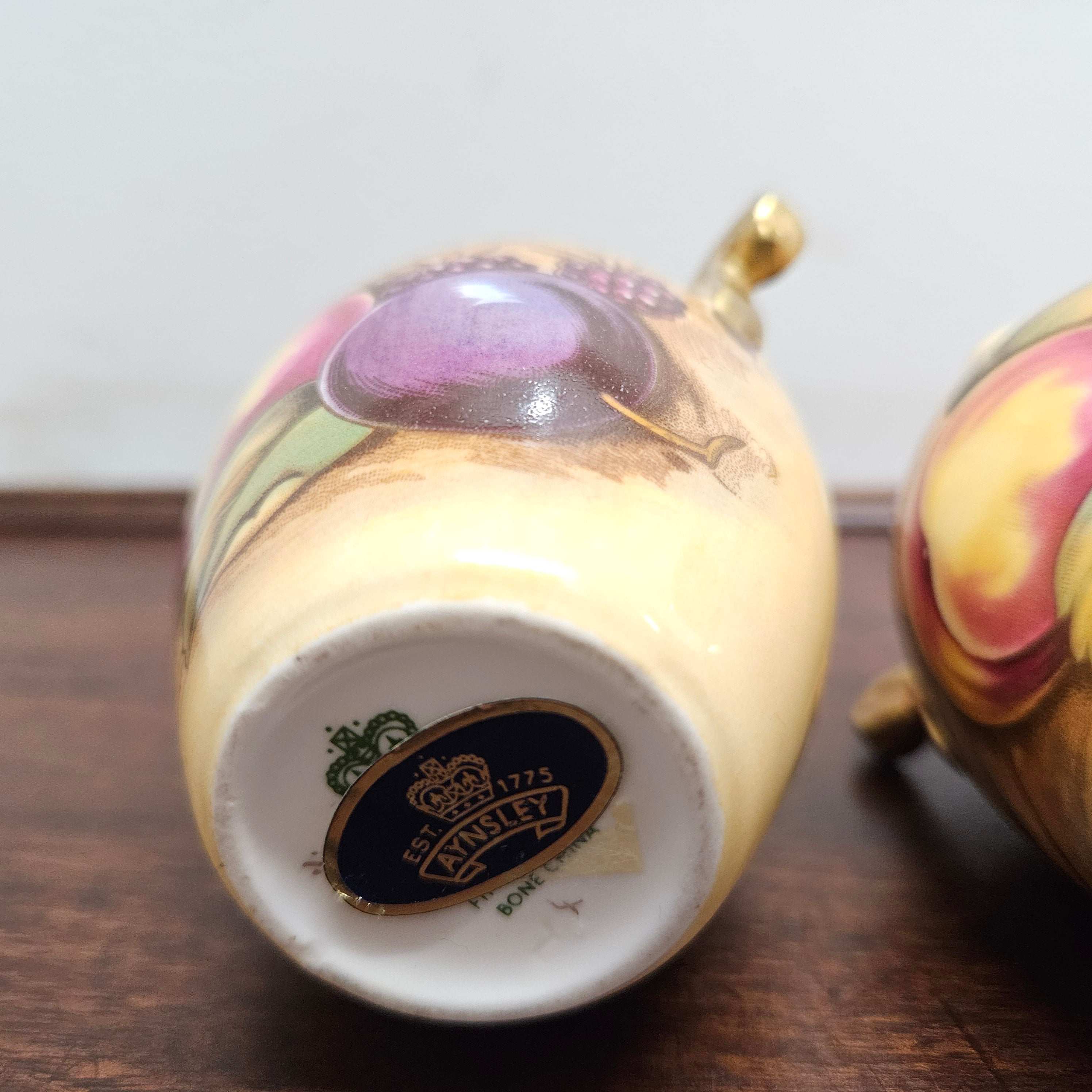 Pair of Aynsley Miniature Vases | Antique & Vintage | Moonee Ponds Antiques | Australia Wide Delivery