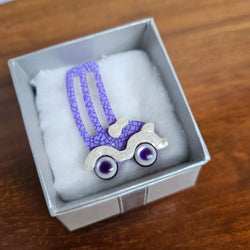 "Lea Stein" Banger Car Brooch | Antique & Vintage | Moonee Ponds Antiques | Australia Wide Delivery