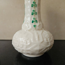 Belleek Shamrock Pattern Small Vase | Antique & Vintage | Moonee Ponds Antiques | Australia Wide Delivery