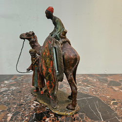 Antique Cold Painted Metal Vienna Figure Group "Carpet Seller" | Antique & Vintage | Moonee Ponds Antiques | Australia Wide Delivery