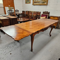 Louis XV Style Walnut Parquetry Top Extension Table | Antique & Vintage | Moonee Ponds Antiques | Australia Wide Delivery