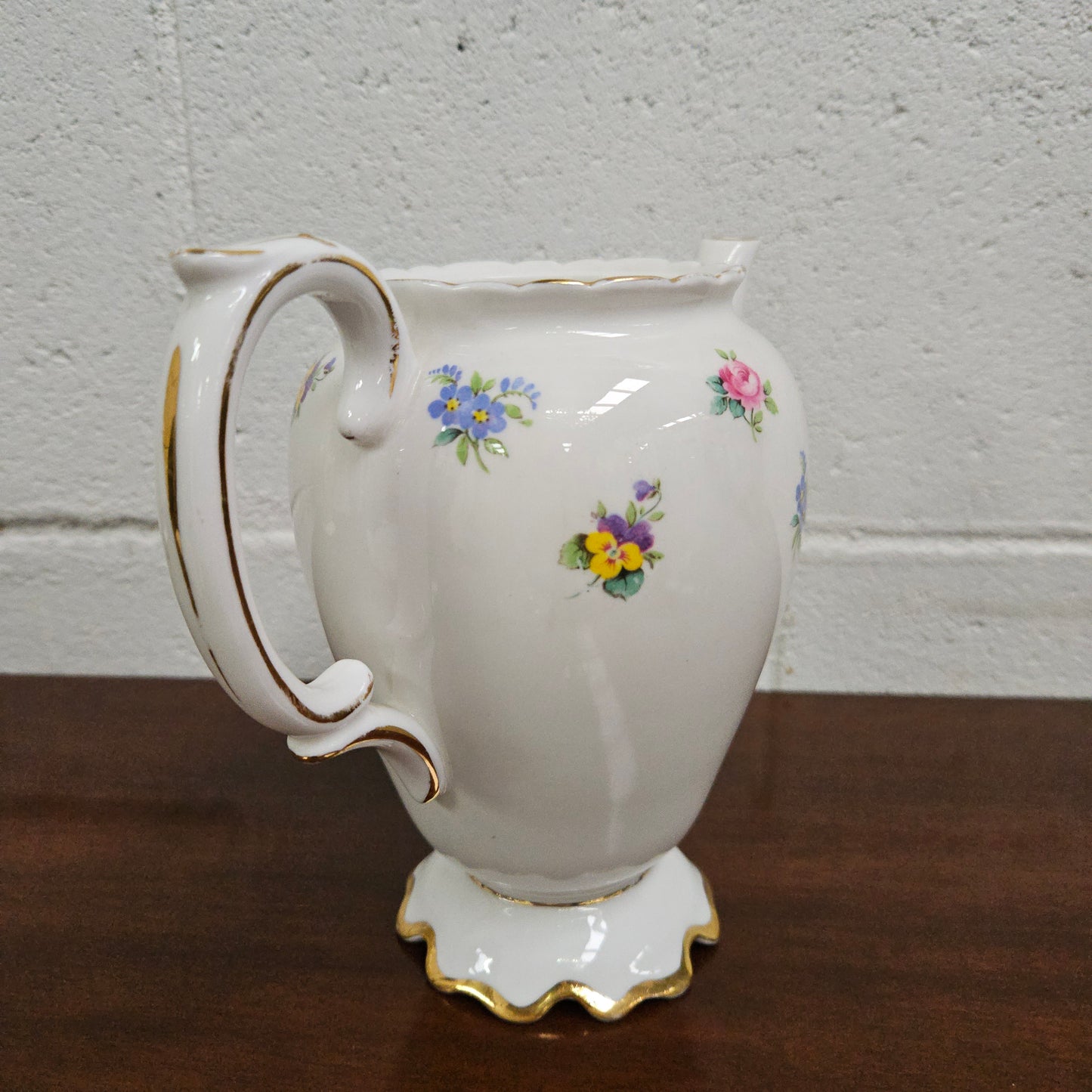 Antique Crown Staffordshire Coffee Pot