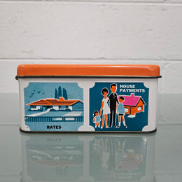 Vintage Willow Budget Tin