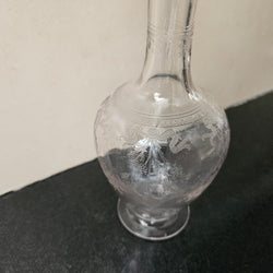 Antique Acid Etched Decanter | Antique & Vintage | Moonee Ponds Antiques | Australia Wide Delivery