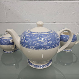 Queens English "Albertine" 3 Piece Teaset