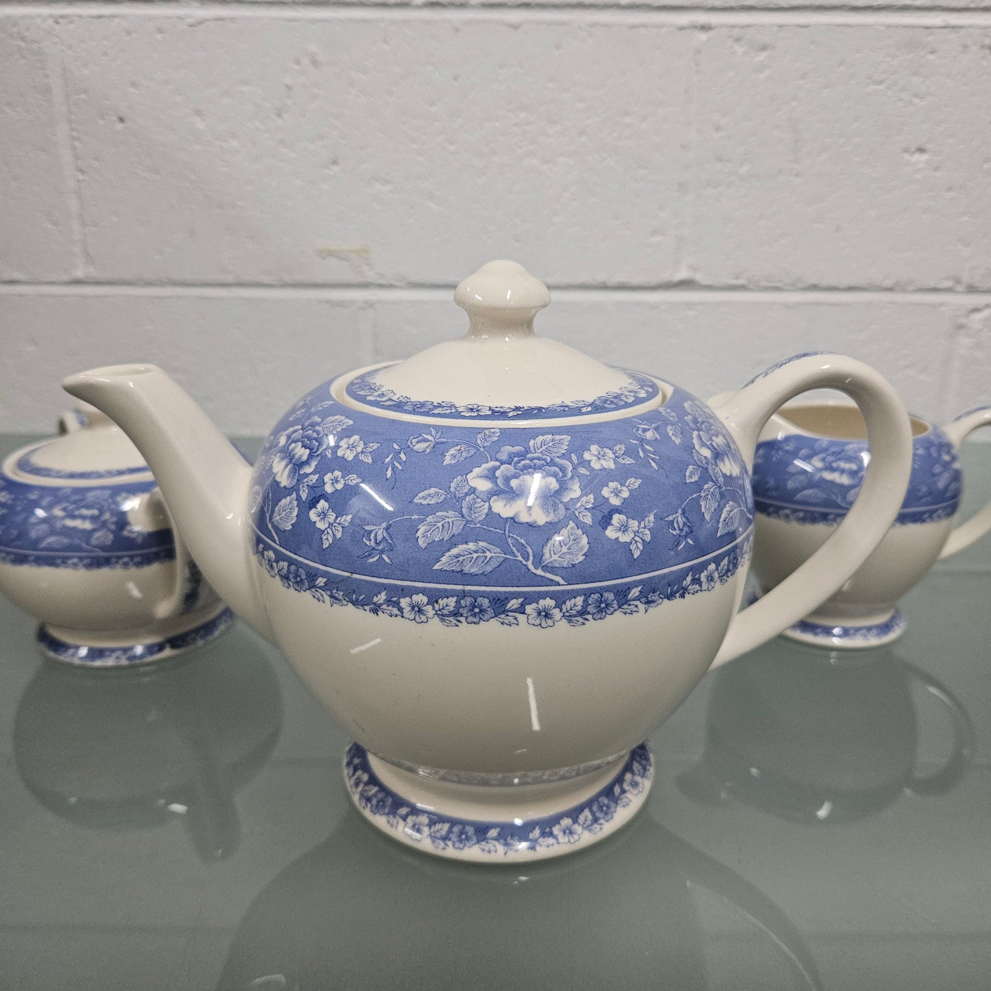 Queens English "Albertine" 3 Piece Teaset