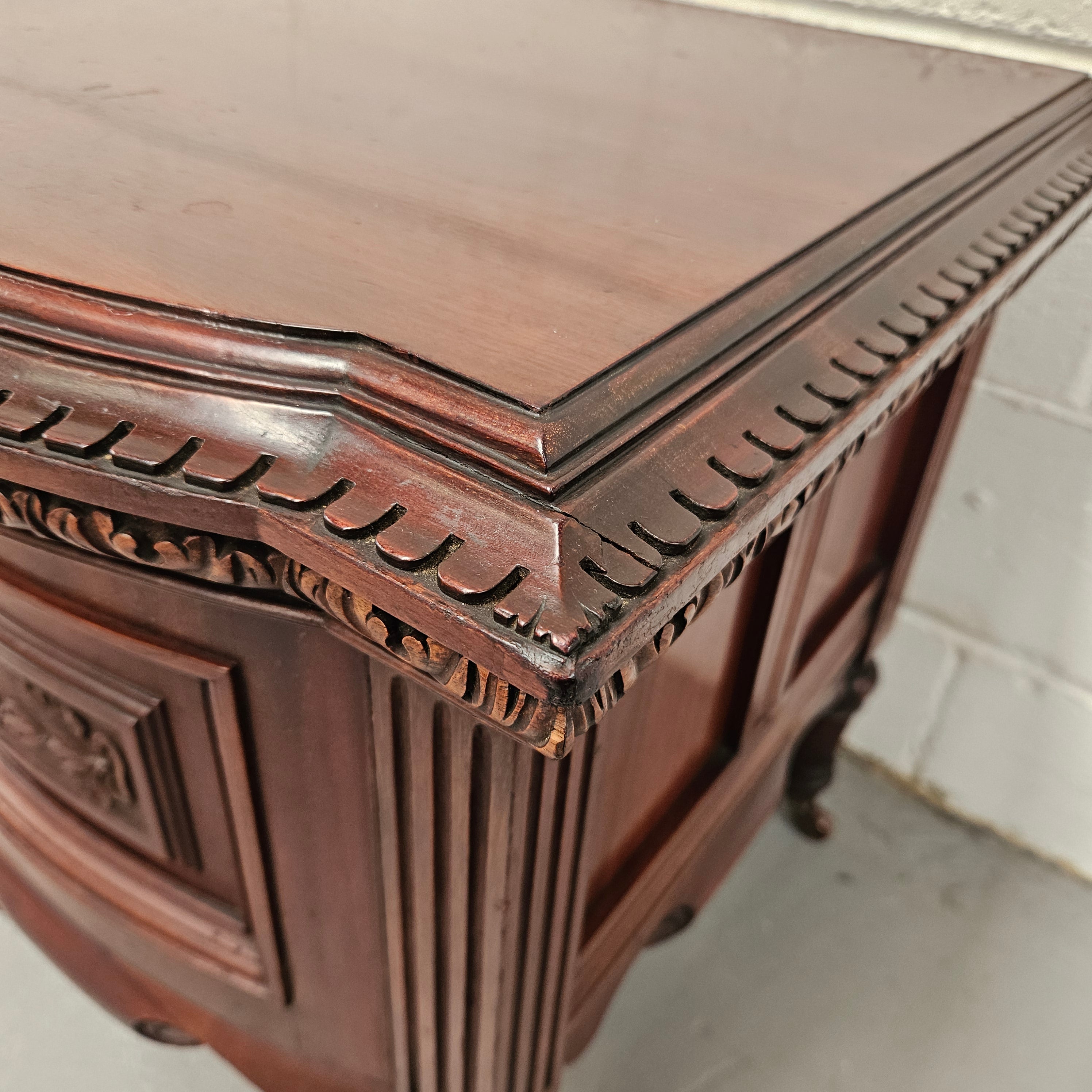 Antique Mahogany Low Cabinet/Side Table | Antique & Vintage | Moonee Ponds Antiques | Australia Wide