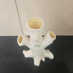 Belleek China Shamrock Tree Trunk Vase | Antique & Vintage | Moonee Ponds Antiques | Australia Wide Delivery