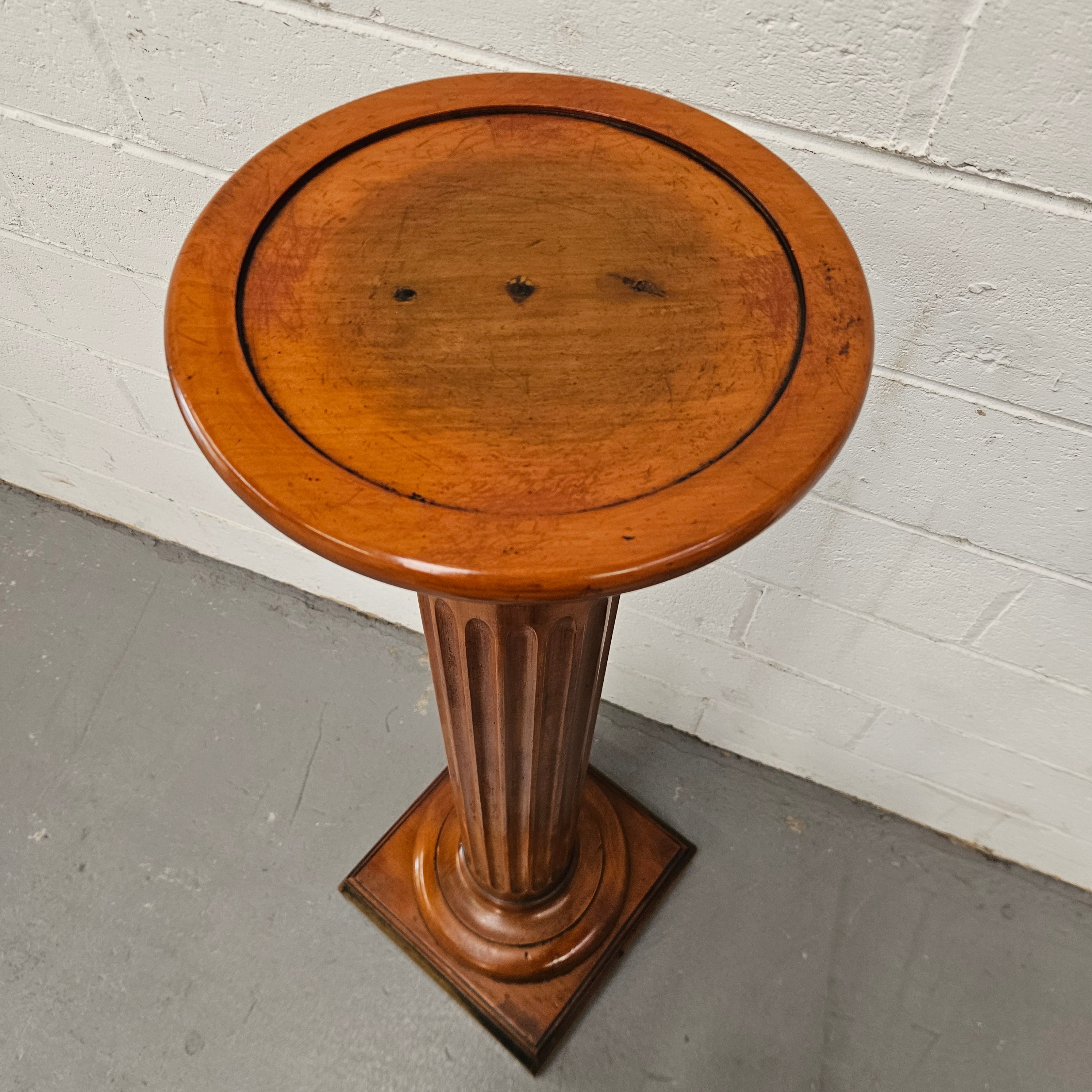 Rustic Blackwood Gun Barrel Pedestal | Antique & Vintage | Moonee Ponds Antiques | Australia Wide Delivery