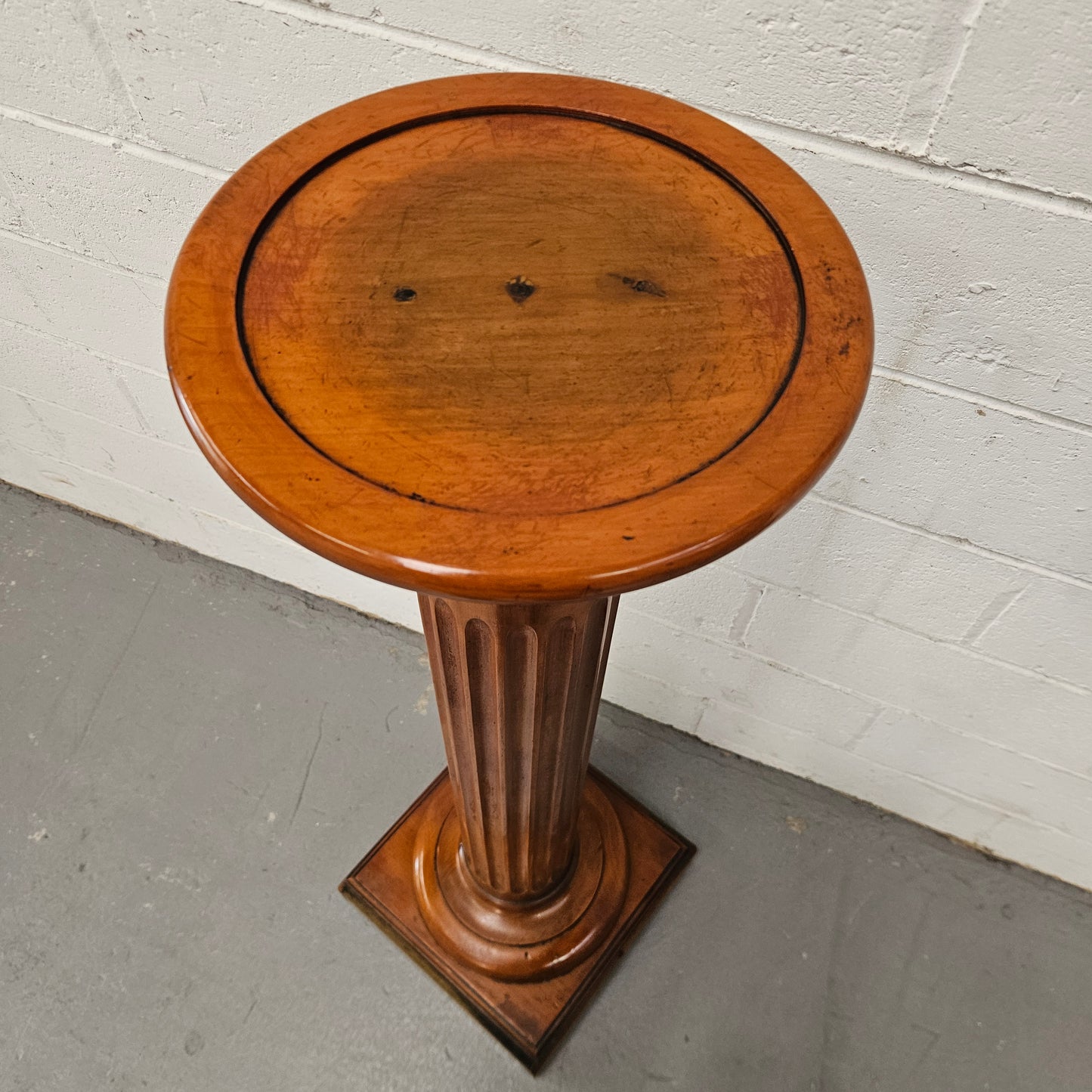 Rustic Blackwood Gun Barrel Pedestal
